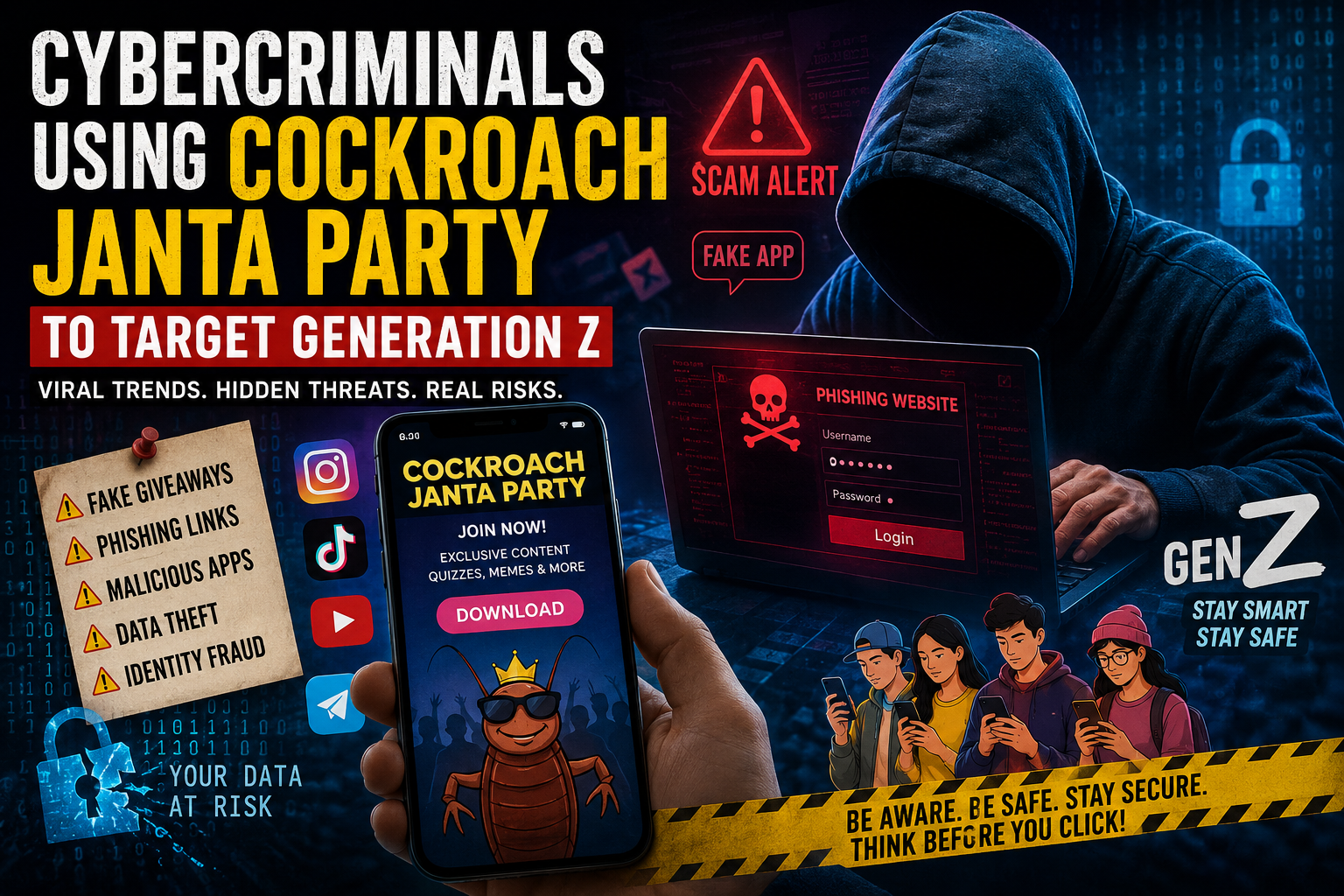 7 Shocking Ways Cybercriminals Are Using Cockroach Janta Party to Target Gen Z in 2026