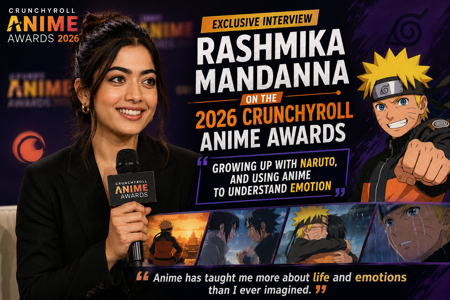 7 Powerful Revelations from Rashmika Mandanna's 2026 Crunchyroll Anime Awards Interview